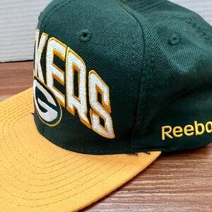 Greenbay Packers Reebok Green and Yellow Snapback Hat